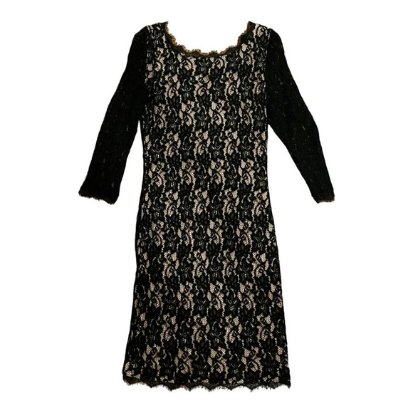 ⭐️Host Pick! ⭐️ Aritzia T. Babaton - Black Lace Mini/Above Knee Dress - 0 - Picture 3 of 7